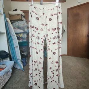 ❤️Free People wide leg large 1960s style pants